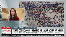 Verão começa com previsão de calor acima da média; meteorologista explica