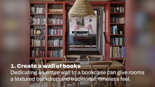 How To Use Books To Decorate Rooms