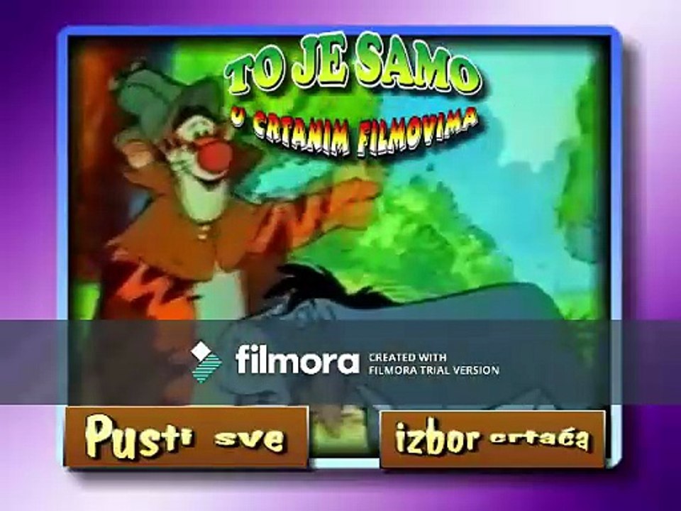 To je samo u crtanim filmovima DVD Menu Srpski Continental Film Junior 2007