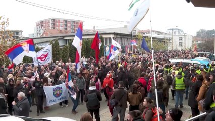 Serbian students take to the streets in protest