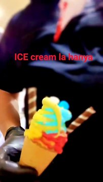 ice Cream lahanya🇩🇿#icecream #food #dessert #chocolate #cake #streetfood #shorts