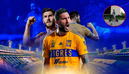 Gignac aparece tras la derrota de Tigres; el delantero francés pasea por las calles en scooter