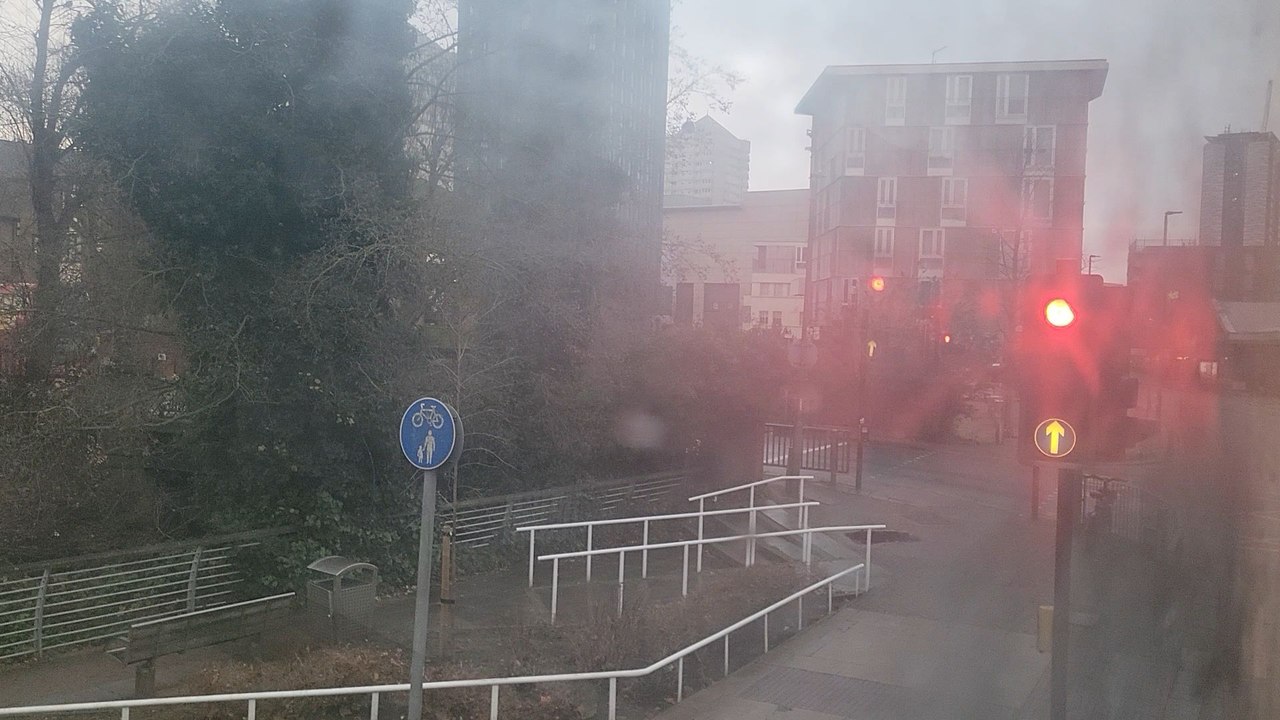 View from bus - 1 of 8 ‐ First of eight videos I shot while I was on the 44 bus to my workplace earlier today.