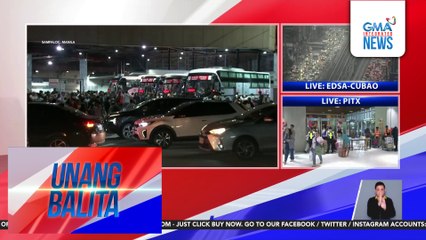 Ilang bus terminal, dinagsa ng mga pasahero nitong huling weekend bago magPasko | Unang Balita