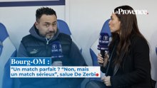 Bouug-OM : "Un match parfait ? Non, un match sérieux", analyse De Zerbi après la qualification