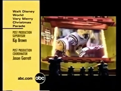 Walt Disney World Very Merry Christmas Parade ABC Split Screen Credits