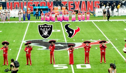 Raiders vs. Texans se pinta muy mexicano; mariachi entona "Mi burrito sabanero" en el NRG Stadium