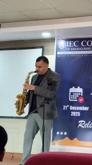 Experience the soulful sounds of the saxophone 🎷 performed live at our Engineering College Event #SaxophonePerformance #CollegeFest #LiveMusic #EngineeringCollege #IndianCampusVibes