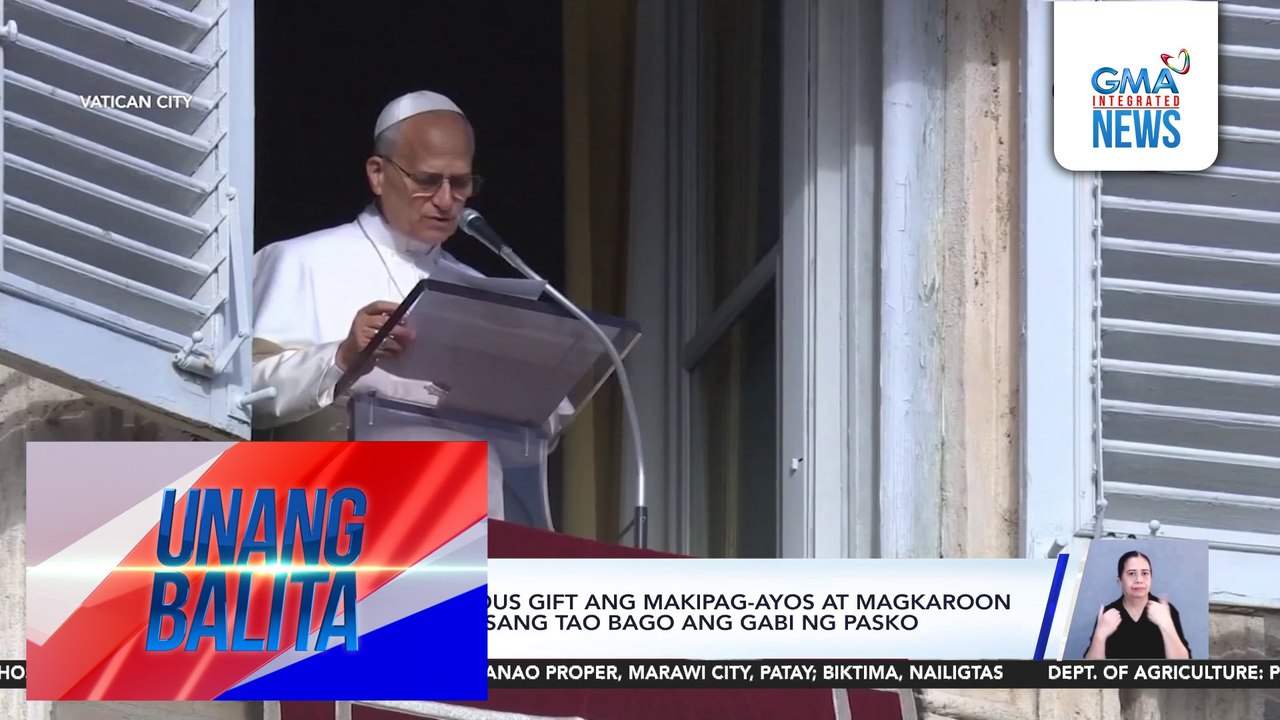 Pag-bless sa mga imahen ng sanggol na si Hesus sa Belen, pinangunahan ni Pope Leo XIV | Unang Balita