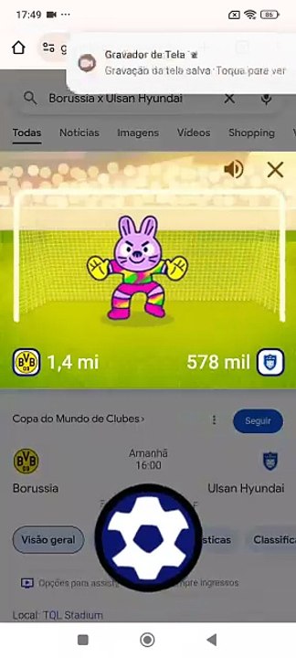 7 - Borussia x Ulsan Hyundai - Partida 5 - Mini Cup Google Copa do Mundo de Clubes