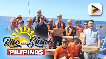 PCG, namahagi ng ayuda sa halos 100 mangingisda sa karagatang sakop ng Zambales