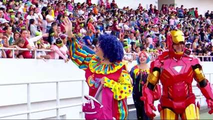 tn7-Miles de niños disfrutaron la fiesta de Navidad de Obras del Espíritu Santo en Estadio Nacional-211225