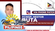 BFP, patuloy na nag-iikot para sa information campaign ng ‘Oplan Paalala: Iwas-Paputok 2025’ | ulat ni Vel Custodio