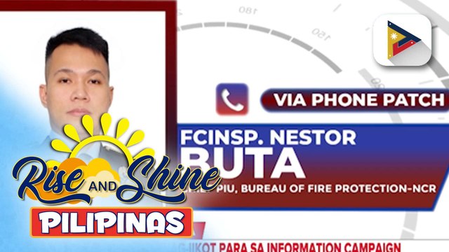 BFP, patuloy na nag-iikot para sa information campaign ng ‘Oplan Paalala: Iwas-Paputok 2025’ | ulat ni Vel Custodio