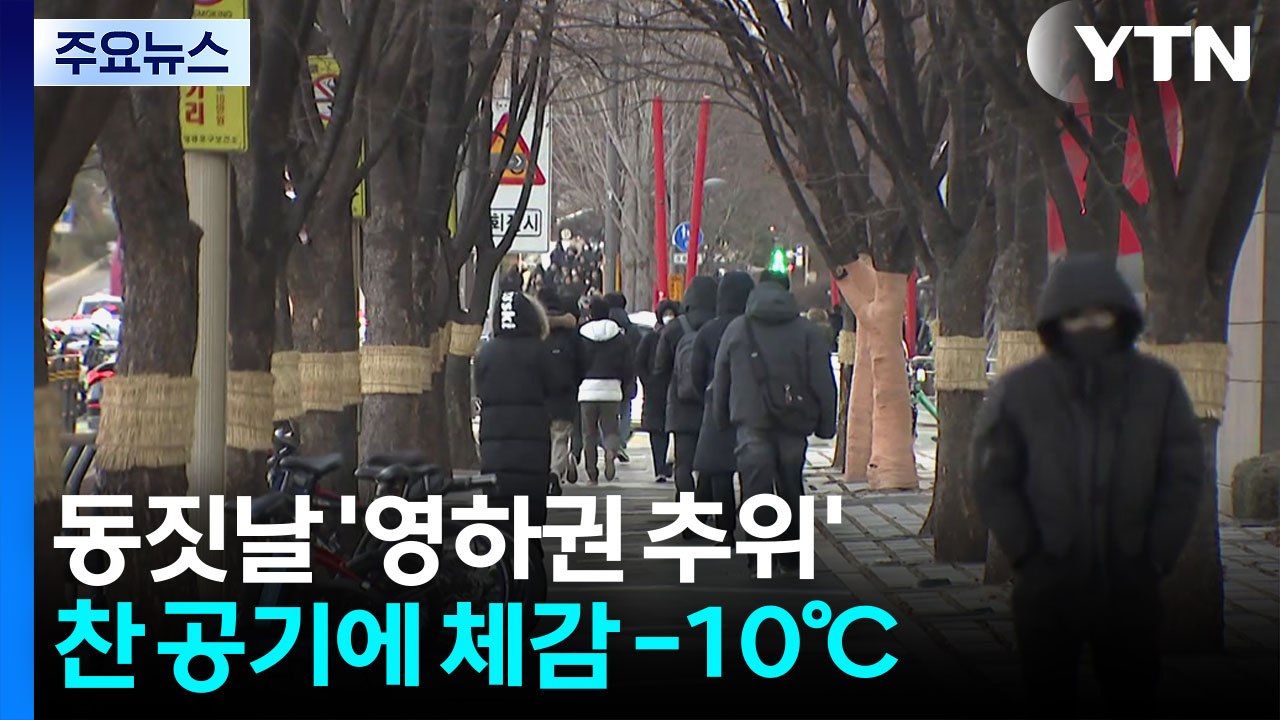 [날씨] '반짝 동지 추위' 낮부터 점차 풀려...성탄절 앞두고 전국 비 / YTN