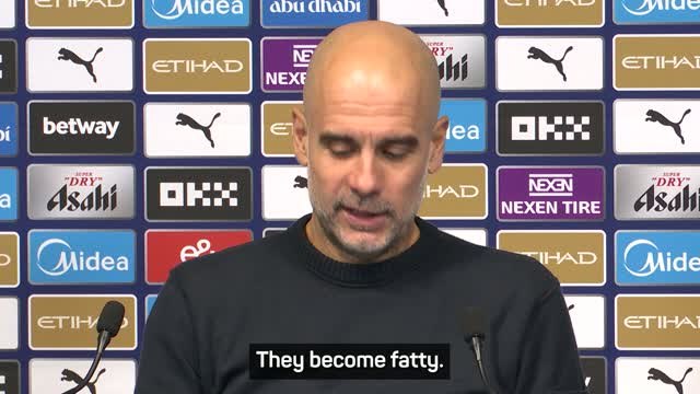Guardiola warns Man City stars not to get too fat over Christmas