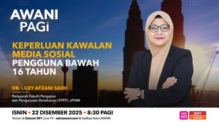 AWANI Pagi: Keperluan kawalan media sosial pengguna bawah 16 tahun