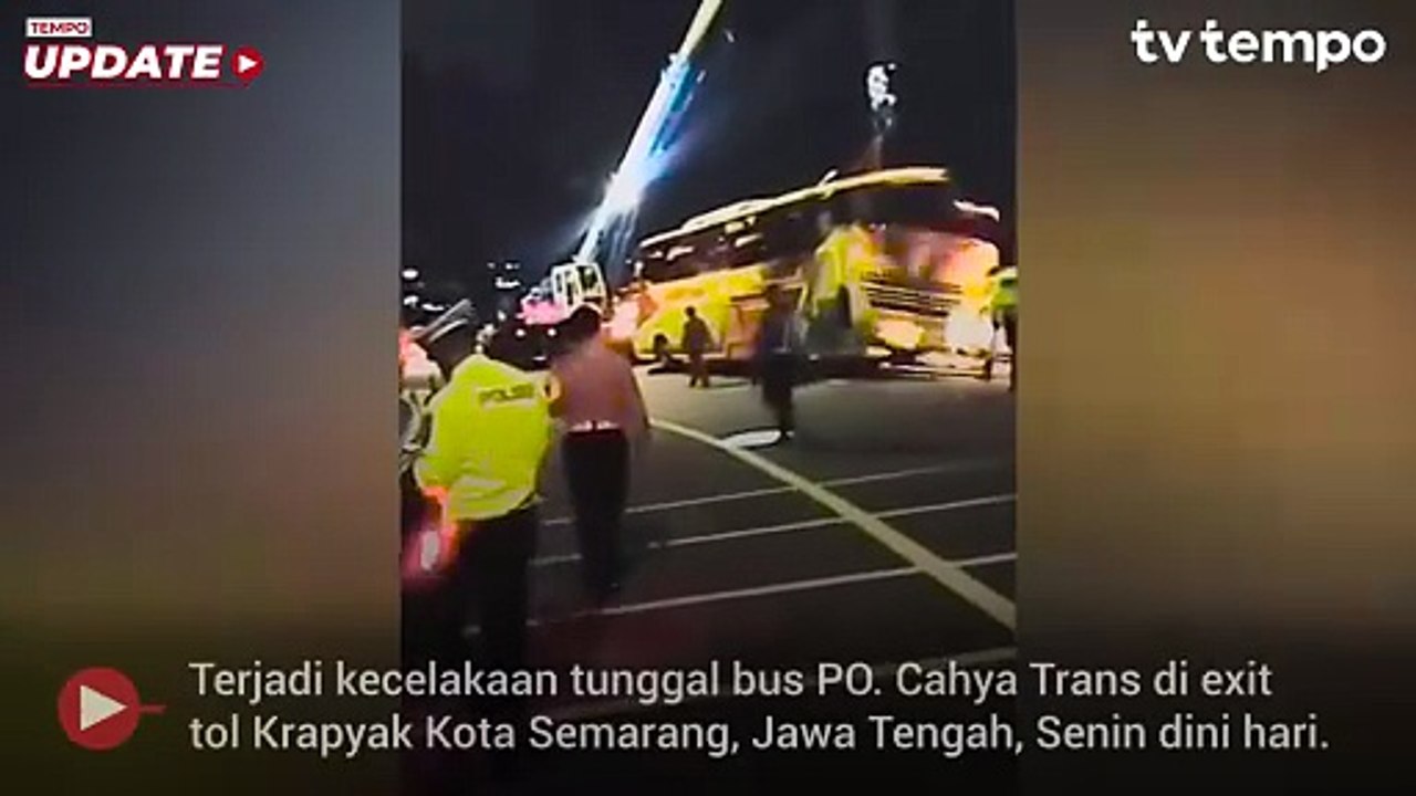 SAR Jelaskan Penyebab Kecelakaan Bus Cahya Trans di Semarang