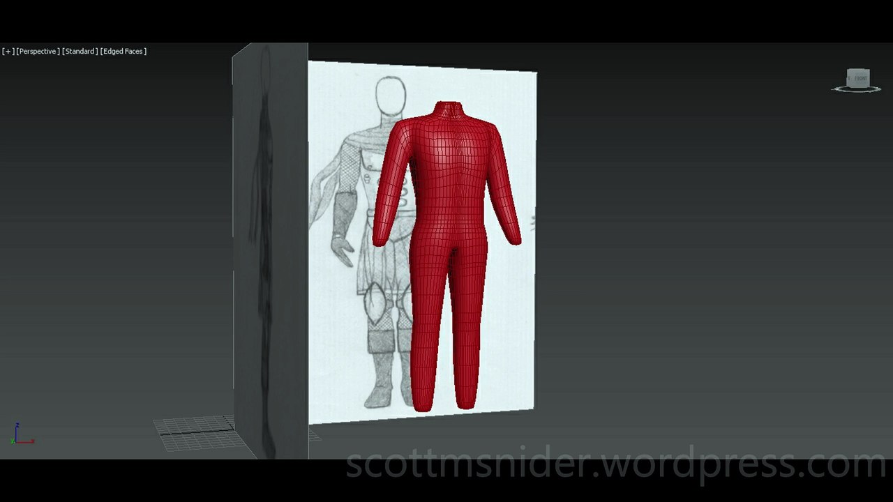 Flame: 3DS MAX Practice Polygon Modeling Model Video #36 (12-21-2025)