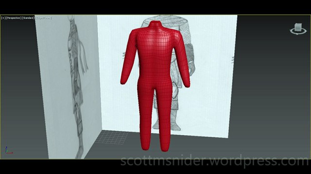 Flame: 3DS MAX Practice Polygon Modeling Model Video #37 (12-21-2025)