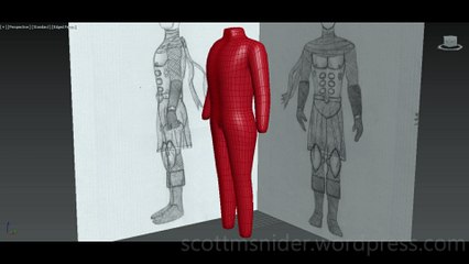 Flame: 3DS MAX Practice Polygon Modeling Model Video #38 (12-21-2025)