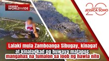 Lalaki, kinagat at kinaladkad ng buwaya matapos itong tumalon sa hawla | Kapuso Mo, Jessica Soho