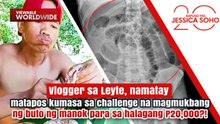 Vlogger, namatay matapos magmukbang ng buto ng manok para sa P20,000?! | Kapuso Mo, Jessica Soho