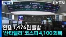 환율 1,476원 출발...'산타랠리' 코스피 4,100 회복 / YTN