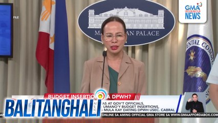 Rep. Leviste - Ilang mambabatas at gov't officials, kabilang sa proponents ng umano'y budget insertions, batay sa mga dokumentong mula kay dating DPWH Usec. Cabral | Balitanghali