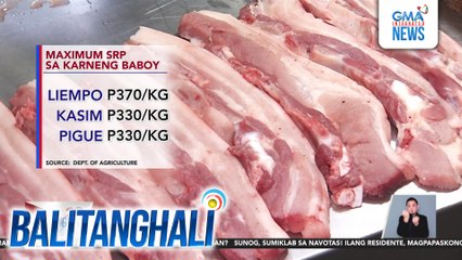 Maximum SRP sa karneng baboy | Balitanghali