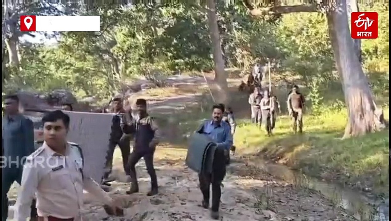 बाघिन का एयरलिफ्ट : ऑपरेशन टाइगर ट्रांसलोकेशन सफल, बजालिया में बने सॉफ्ट एनक्लोजर बाघिन PN- 224 को किया शिफ्ट