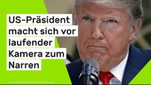 Donald Trump senil und dement: US-Präsident macht sich vor laufender Kamera zum Narren