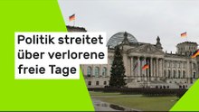 Politik streitet über verlorene freie Tage