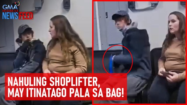 Nahuling shoplifter, may itinatago pala sa bag! | GMA Integrated Newsfeed