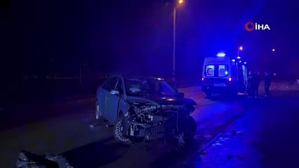 Aynı anda aynı caddede 4 kaza: Başka kaza olmasın diye çaba gösterdiler