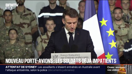 Nouveau porte-avions français: les soldats déjà impatients