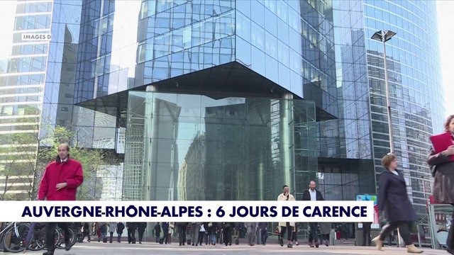 Auvergne-Rhône-Alpes : 6 jours de carence