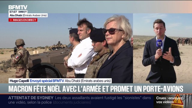 Emmanuel Macron est arrivé aux Emirats arabes unis pour fêter Noël avec les forces françaises