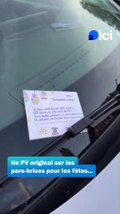 Des contraventions poétiques distribuées pour les fêtes à Ernée
