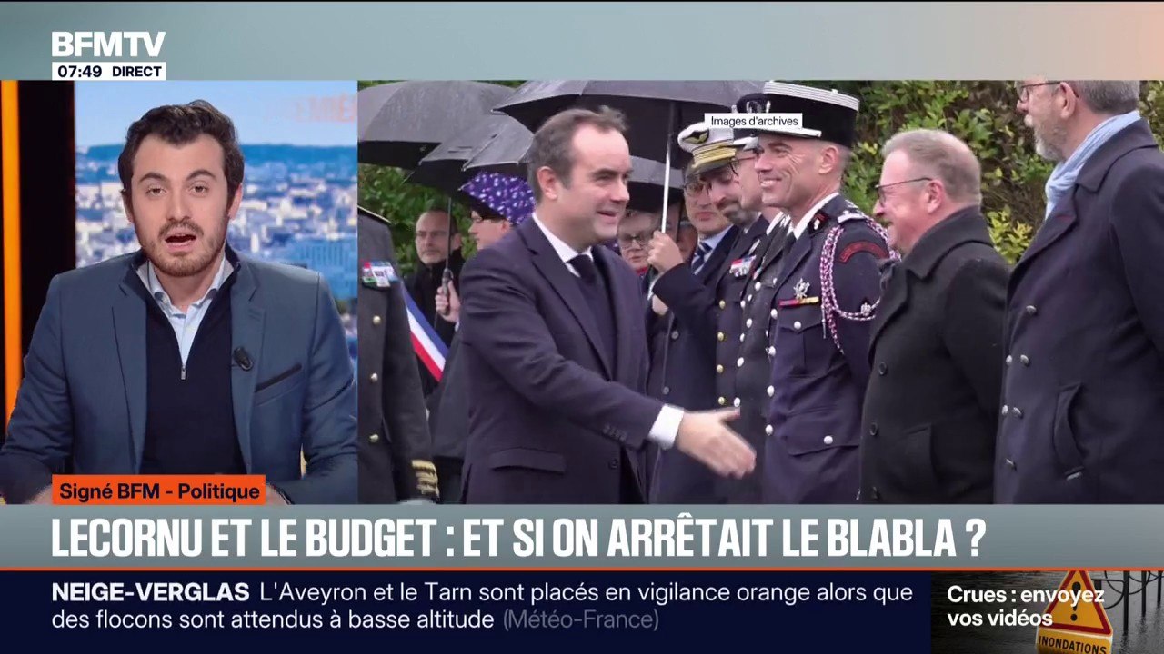 SIGNÉ BFM - Budget: Sébastien Lecornu "a encore consacré son week-end à un nouveau cycle de concertations"