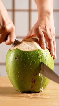 🥥 ココナッツカットASMR｜サクサク音が気持ちいい｜癒しの日本ASMR (English meaning: Coconut Cutting ASMR | Crunchy Relaxing Sounds | Japanese ASMR)