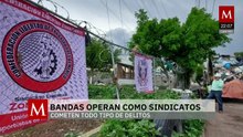 Bandas criminales operan como sindicatos para extorsión y otros delitos