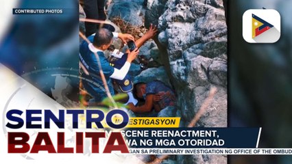 Crime scene reenactment, isinagawa sa lugar kung saan namatay si dating DPWH Usec. Cabral; hotel room kung saan tumuloy si Cabral, ininspeksyon ng NBI | ulat ni Jezryl Khate Lapizar - PTV Cordillera