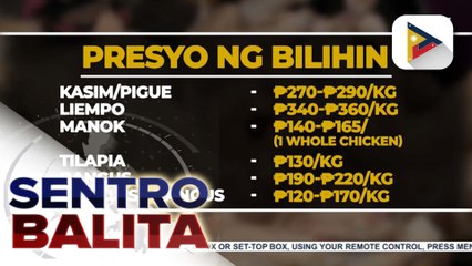 Stable na presyo ng mga pangunahing bilihin, inaasahan hanggang sa katapusan ng taon ayon sa DA; ilang sibuyas, ipasusuri para maberepika kung local o imported | ulat ni Vel Custodio