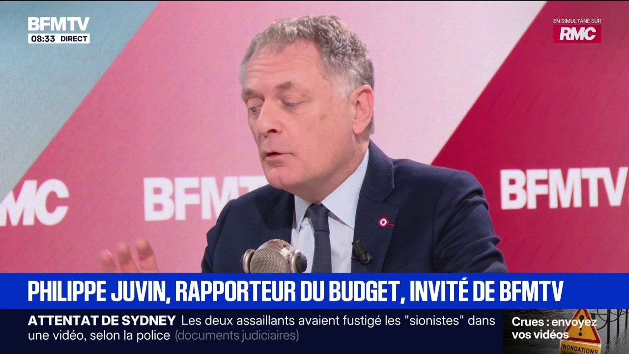 Vote du budget 2026: Philippe Juvin, rapporteur général du budget, explique “avoir manqué de temps”