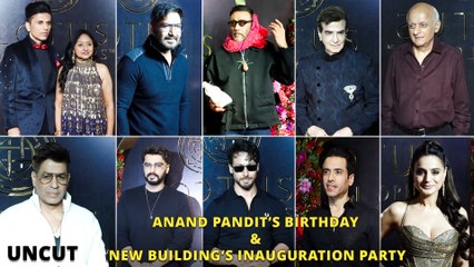 UNCUT Anand Pandit Celebrates Birthday With Grand Inauguration Of Juhu’s Tallest Building: Ajay Devgn, Jackie Shroff & Others Attend