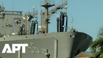 US Navy Fuel Ship and Military Aircraft Seen Operating in Puerto Rico as Caribbean Buildup Continues