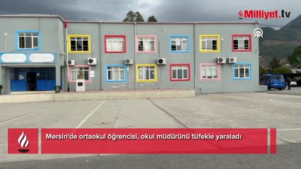 Okul bahçesinde dehşet! 12 yaşındaki öğrenci, okul müdürünü vurdu