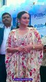 malayalam television anchor lakshmi nakshathra spotted in pharmacy inauguration at trivandrum