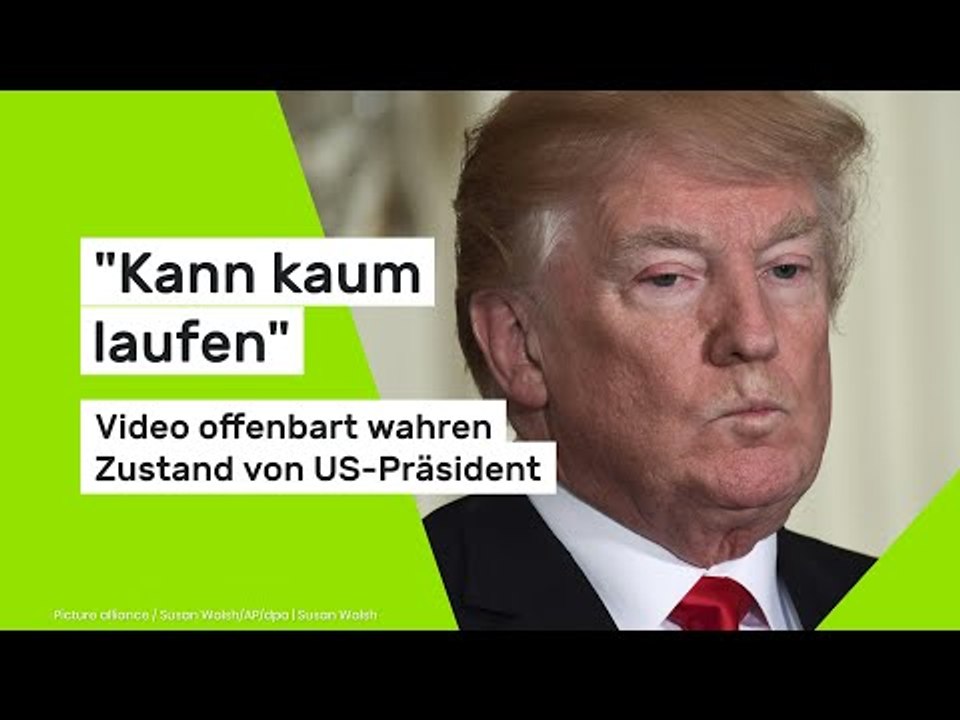 'Kann kaum laufen' - Video offenbart wahren Zustand von US-Präsident
